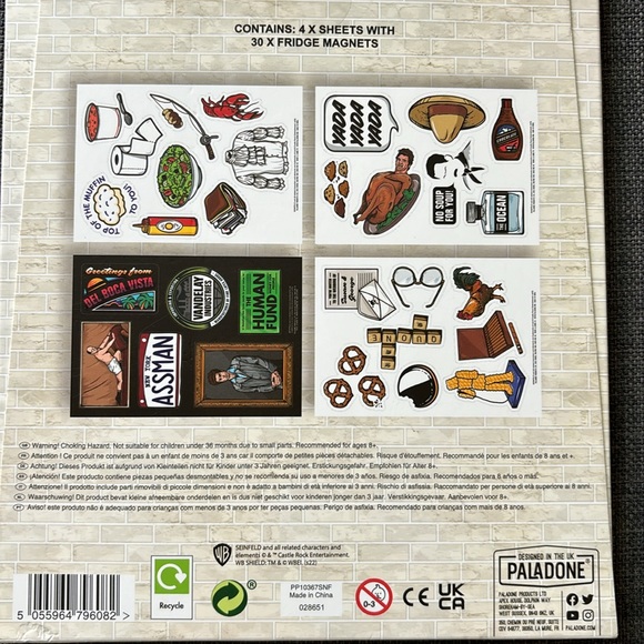 Seinfeld Fridge Magnets New! 30 Magnets Total - Picture 2 of 2